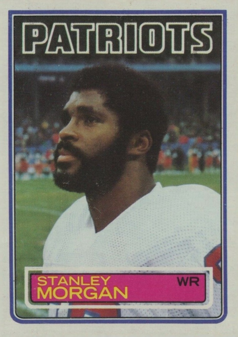 1983 Topps Stanley Morgan #334 Football Card
