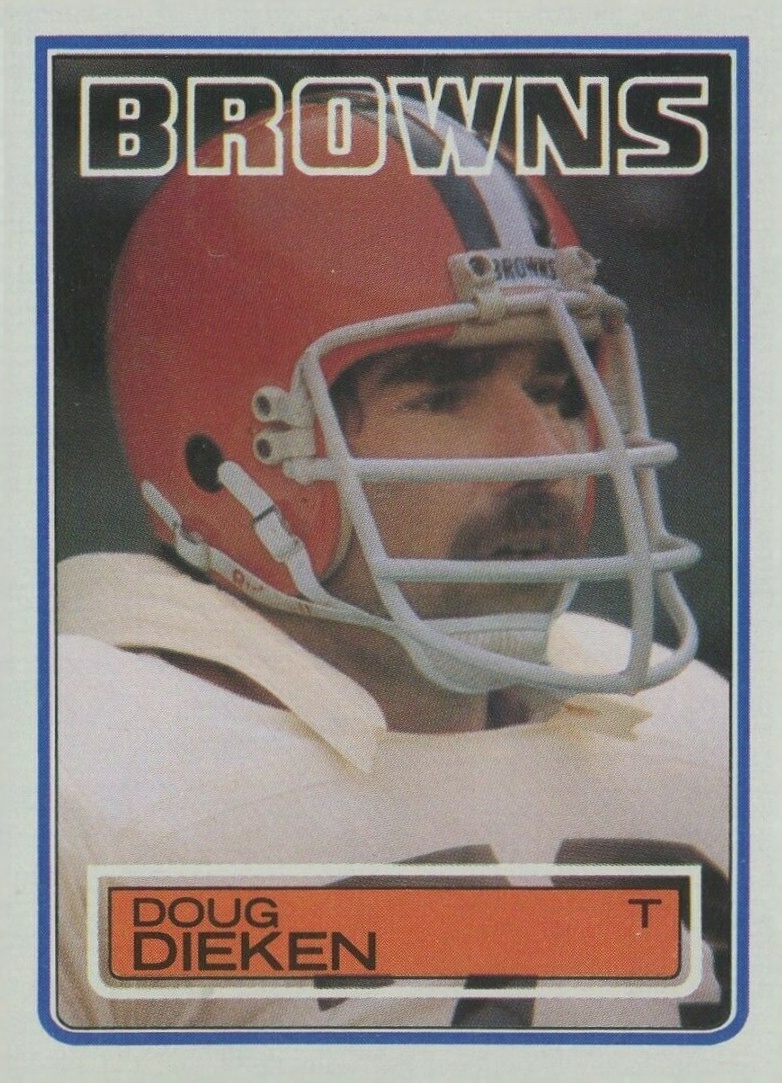 1983 Topps Doug Dieken #248 Football Card