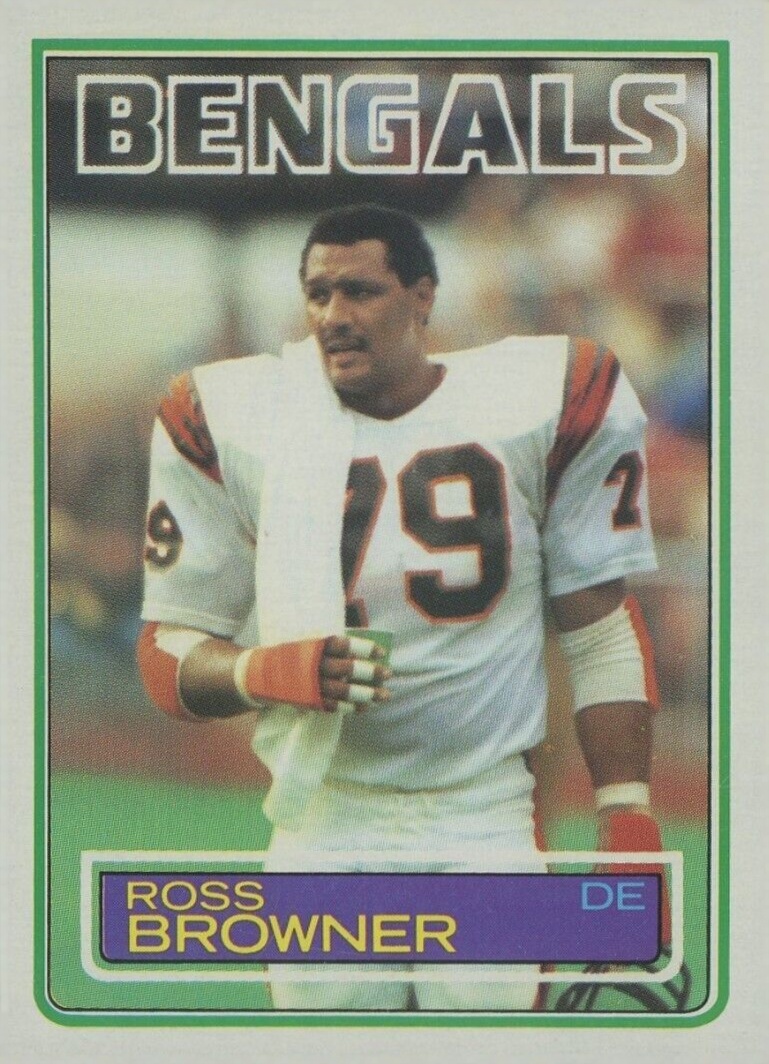 1983 Topps Ross Browner #234 Football Card