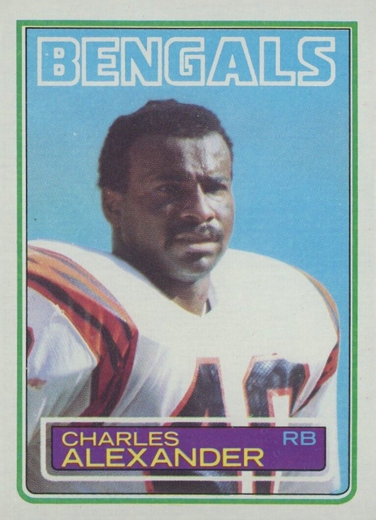 1983 Topps Charles Alexander #231 Football Card