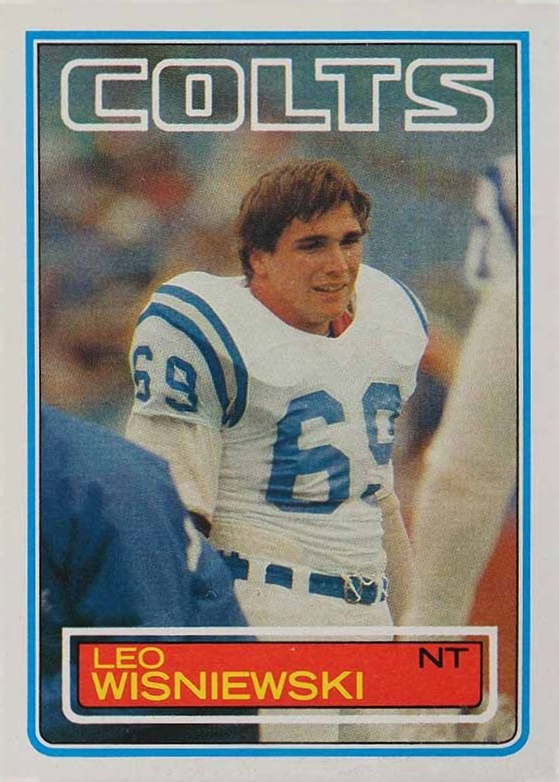 1983 Topps Leo Wisniewski #218 Football Card