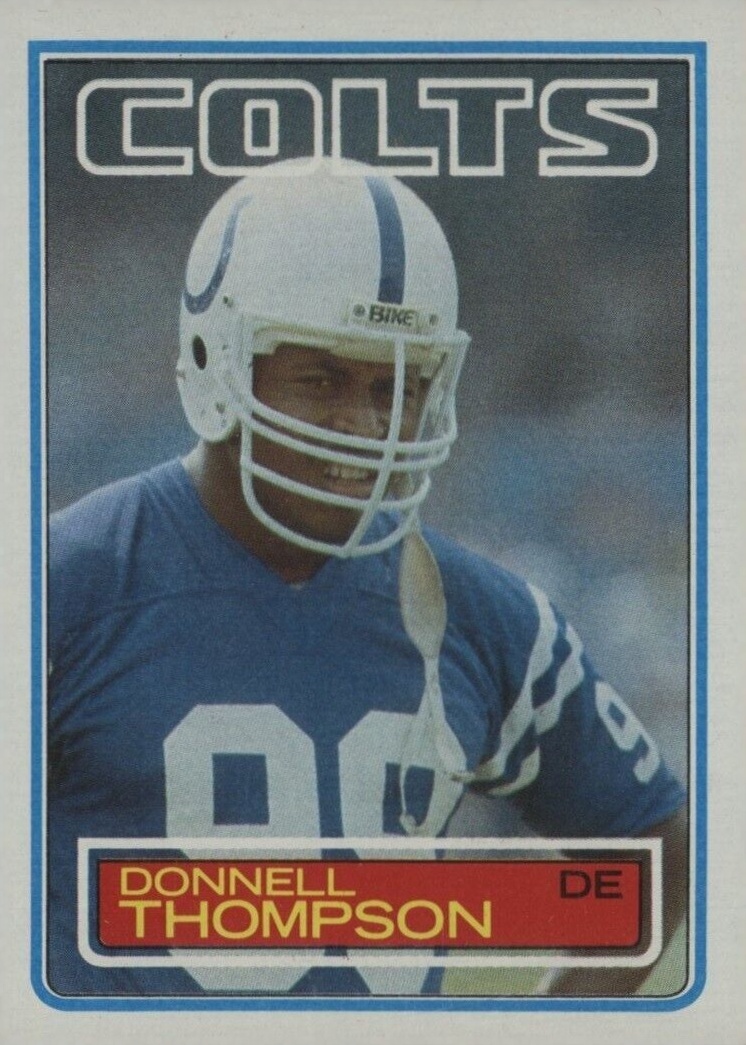 1983 Topps Donnell Thompson #217 Football Card