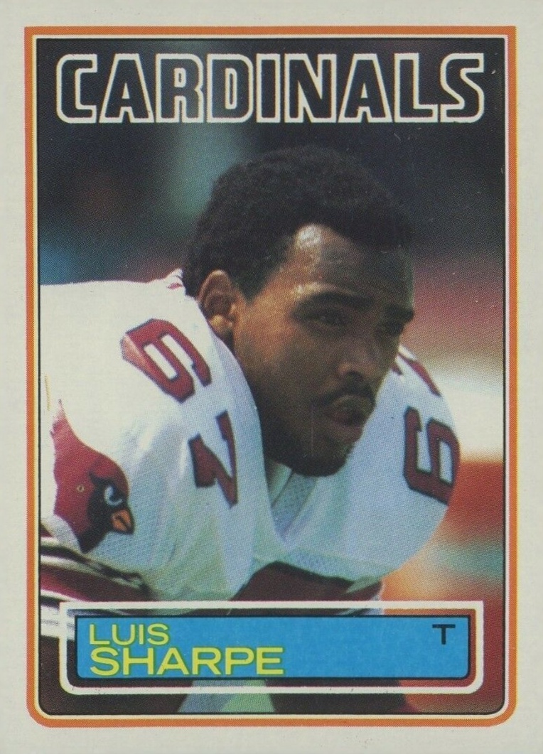 1983 Topps Luis Sharpe #161 Football Card