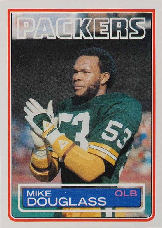 1983 Topps Mike Douglass #78 Football Card