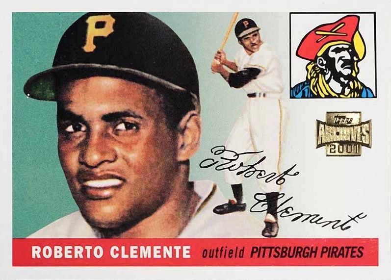 2001 Topps Archives Reprint Roberto Clemente #319 Baseball Card
