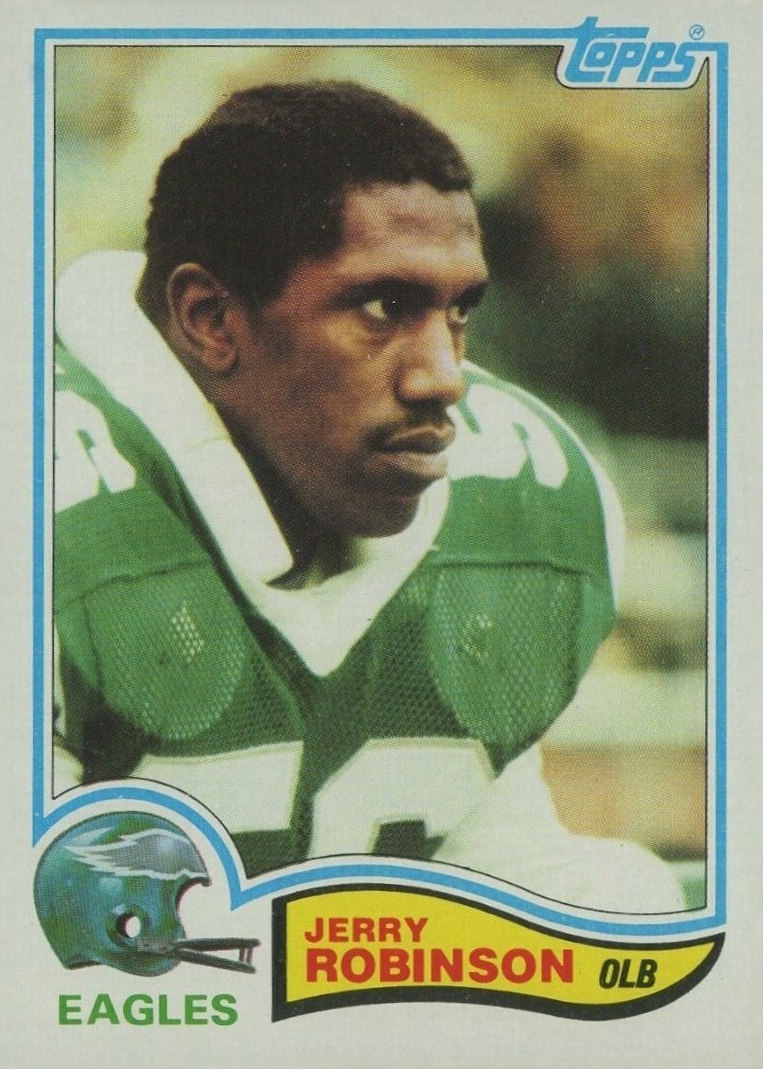 1982 Topps Jerry Robinson #455 Football Card