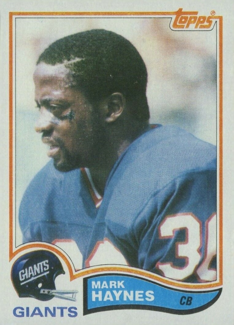 1982 Topps Mark Haynes #422 Football Card