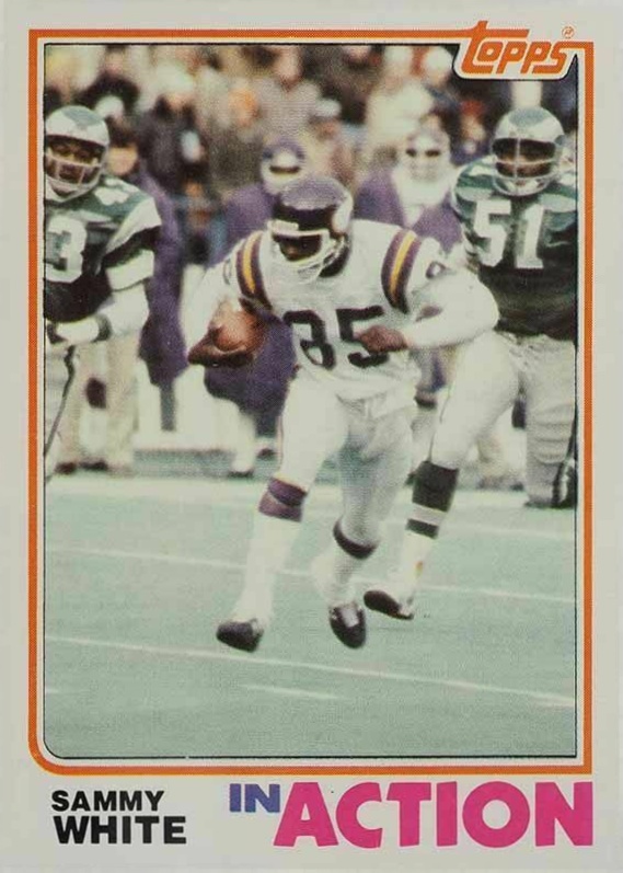 1982 Topps Sammie White #401 Football Card