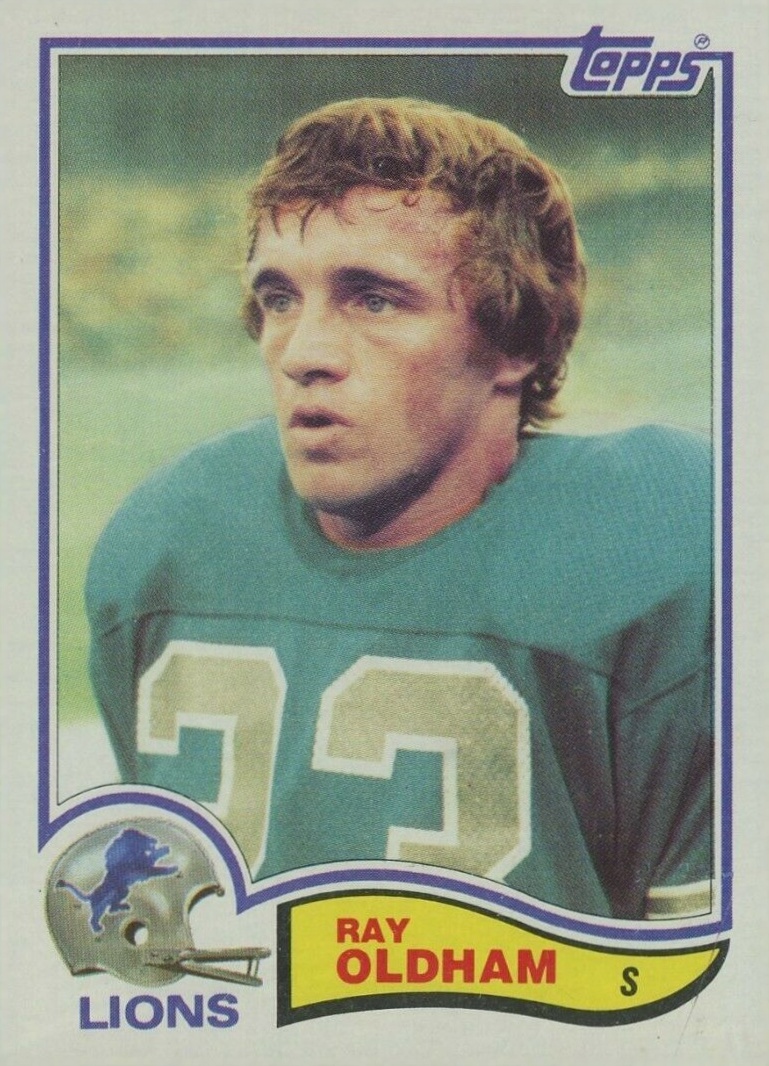1982 Topps Ray Oldham #345 Football Card