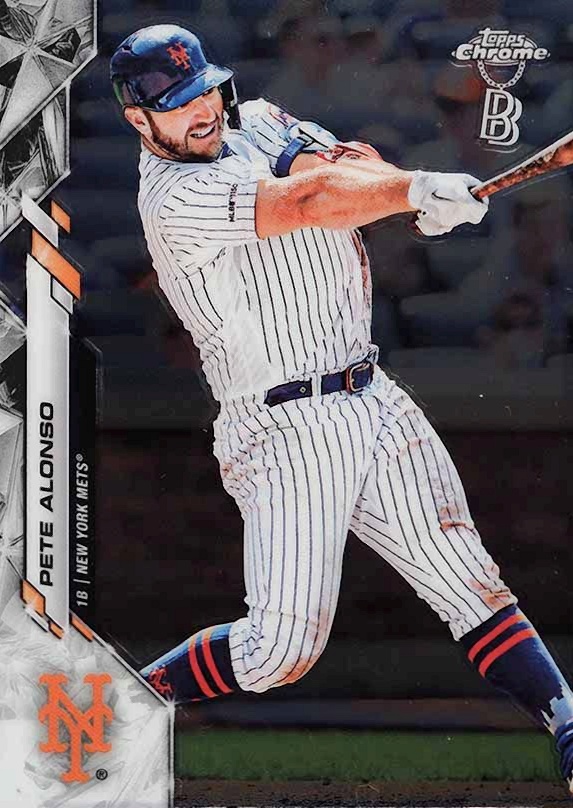 2020 Ben Baller Chrome Pete Alonso #80 Baseball Card