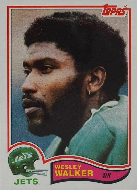 1982 Topps Wesley Walker #183 Football Card