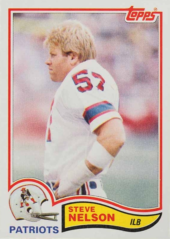 1982 Topps Steve Nelson #158 Football Card