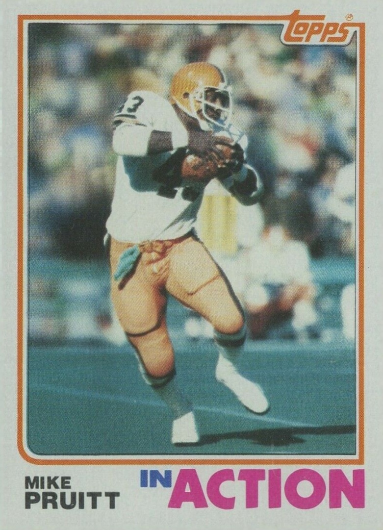 1982 Topps Mike Pruitt #71 Football Card
