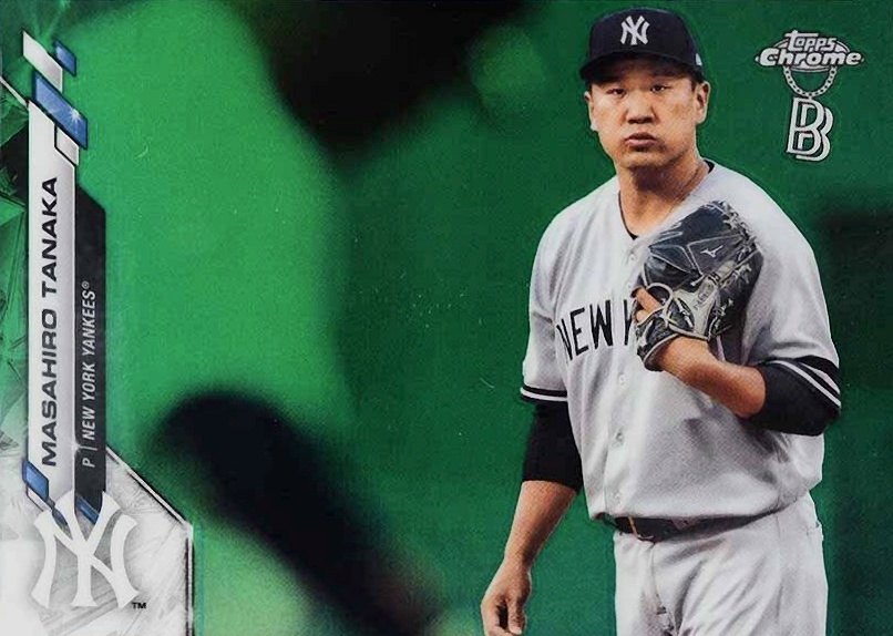 2020 Ben Baller Chrome Masahiro Tanaka #166 Baseball Card
