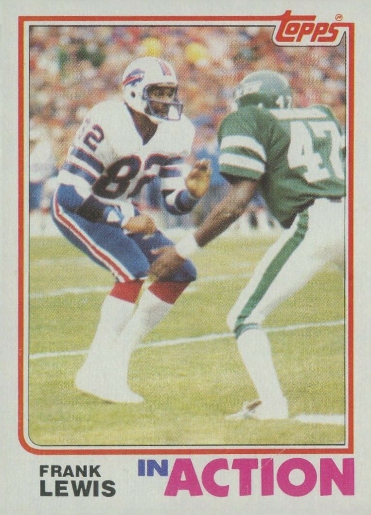 1982 Topps Frank Lewis #31 Football Card