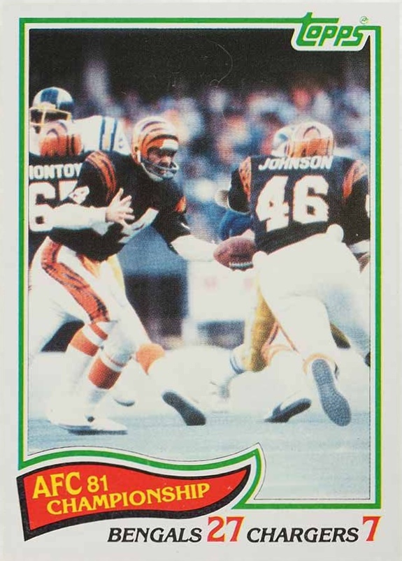 1982 Topps AFC Champs #7 Football Card