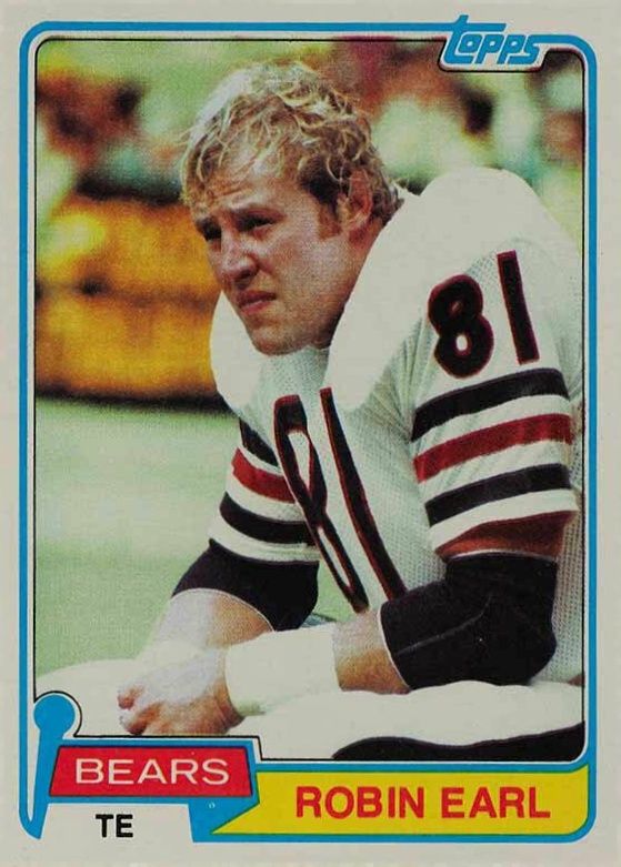 1981 Topps Robin Earl #501 Football Card