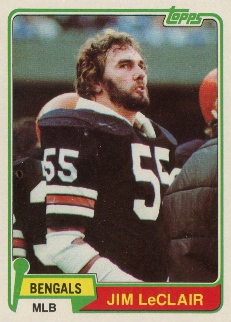 1981 Topps Jim LeClair #462 Football Card