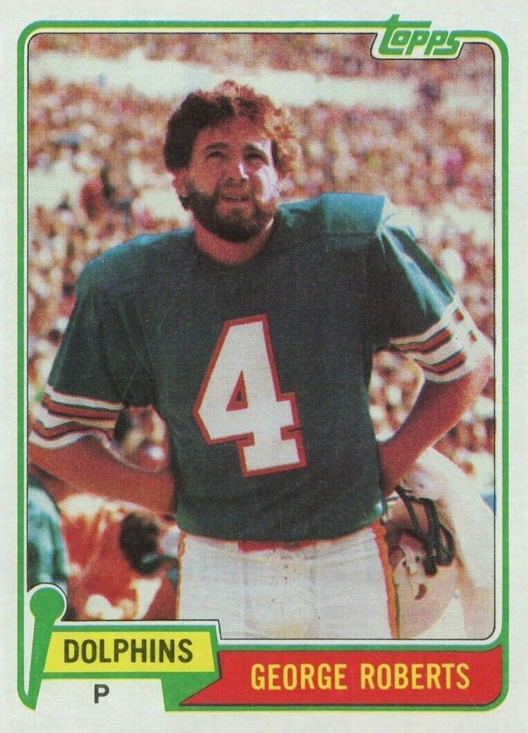 1981 Topps George Roberts #421 Football Card
