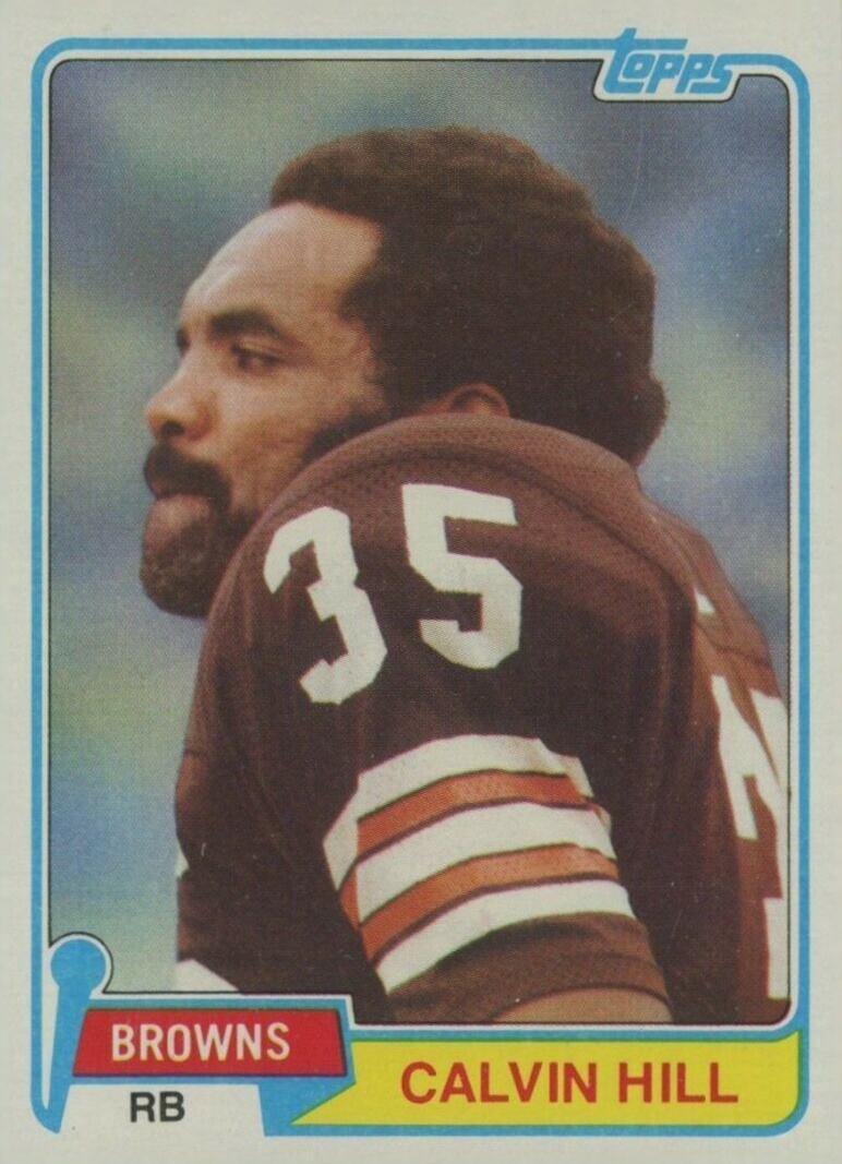 1981 Topps Calvin Hill #398 Football Card