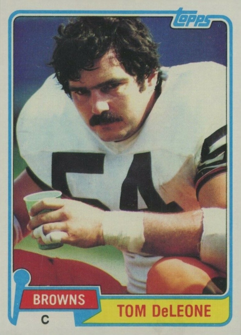 1981 Topps Tom DeLeone #279 Football Card