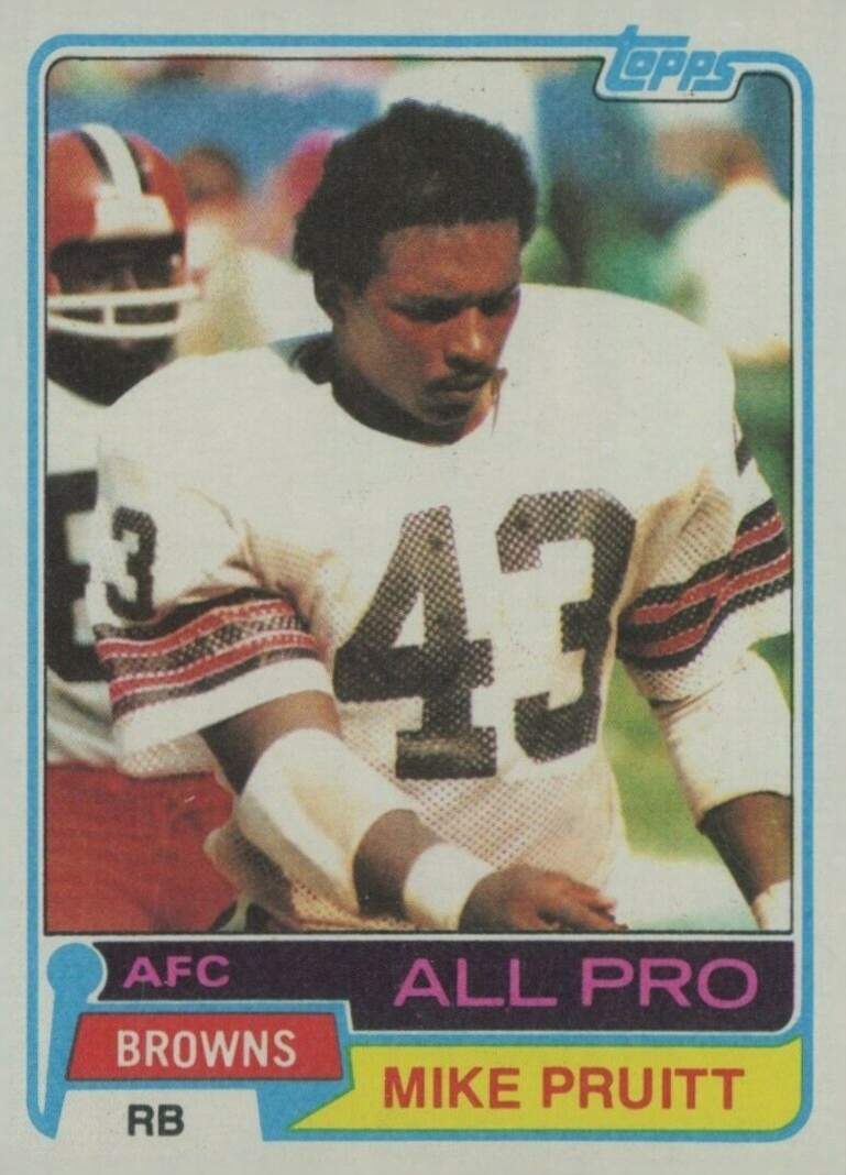 1981 Topps Mike Pruitt #260 Football Card