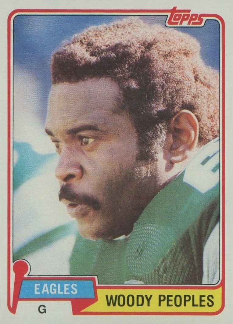 1981 Topps Woody Peoples #154 Football Card