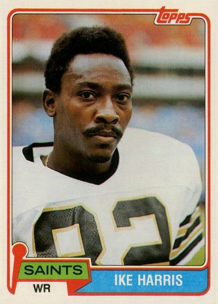 1981 Topps Ike Harris #91 Football Card