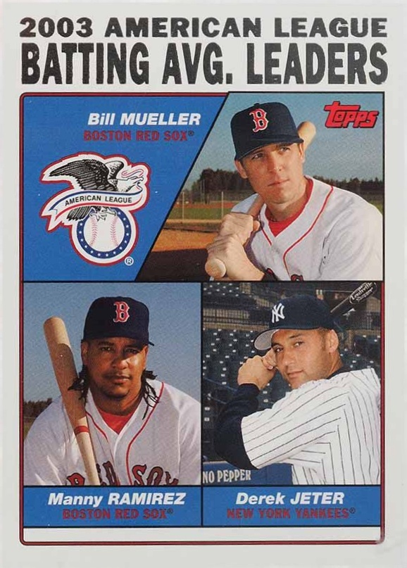 2004 Topps  Bill Mueller/Derek Jeter/Manny Ramirez #337 Baseball Card