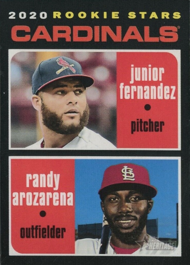 2020 Topps Heritage 2020 Rookie Stars Cardinals #216 Baseball Card