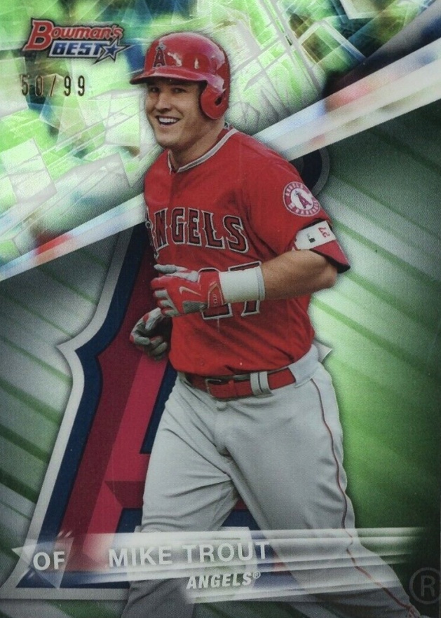 2016 Bowman's Best  Mike Trout #1 Baseball Card
