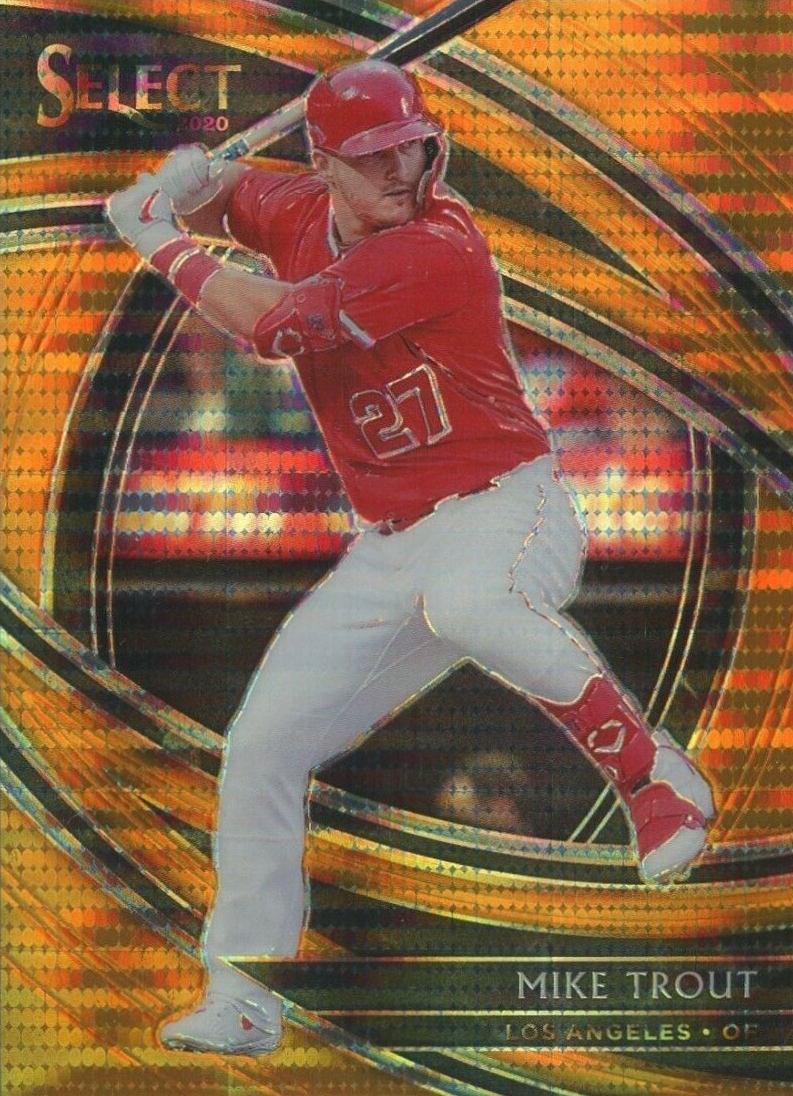 2020 Panini Select Mike Trout #126 Baseball Card