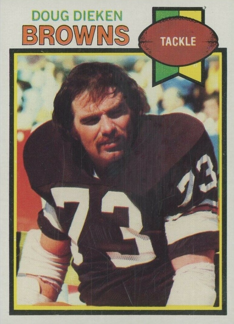 1979 Topps Doug Dieken #329 Football Card