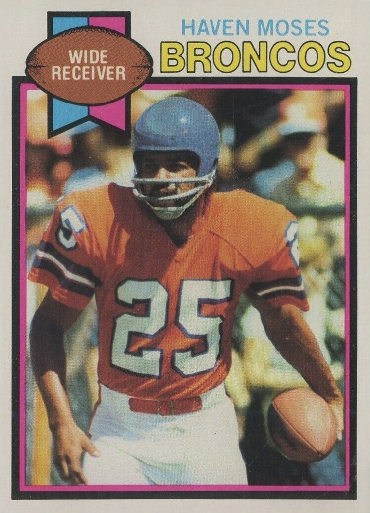 1979 Topps Haven Moses #313 Football Card