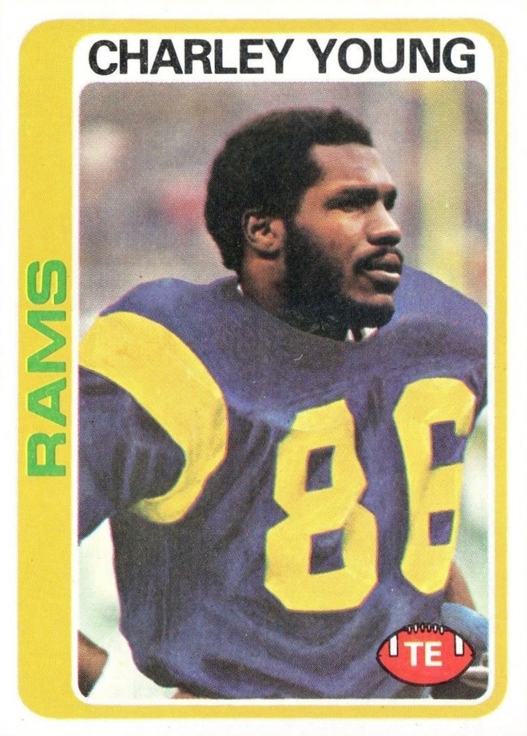 1978 Topps Charley Young #435 Football Card