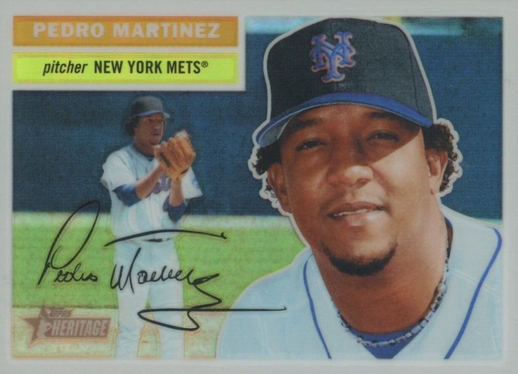 2005 Topps Heritage Chrome Pedro Martinez #47 Baseball Card