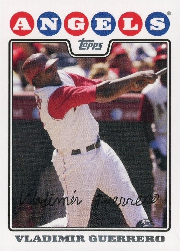2008 Topps Vladimir Guerrero #90 Baseball Card