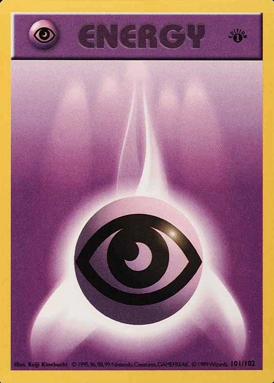 1999 Pokemon Game Psychic Energy #101 TCG Card