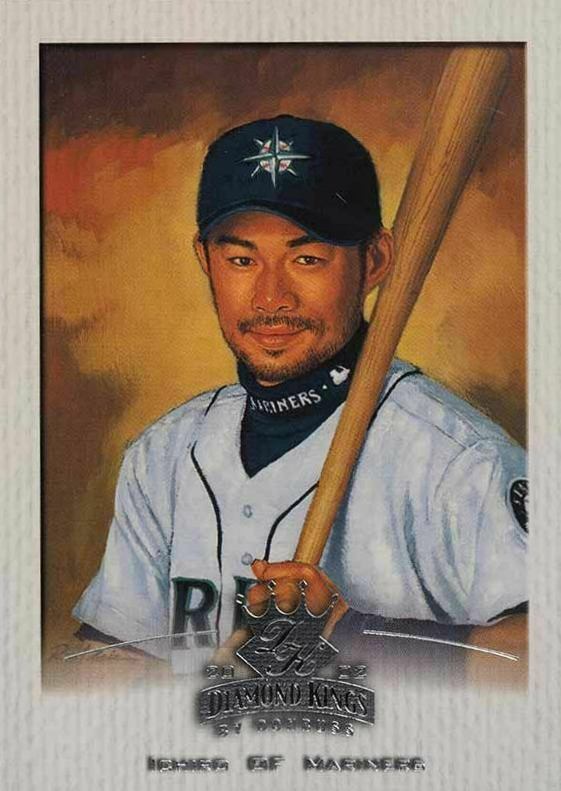 2002 Donruss Diamond Kings Ichiro #74 Baseball Card