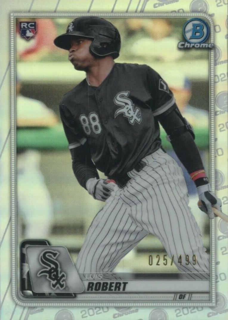 2020 Bowman Chrome Luis Robert #8 Baseball Card