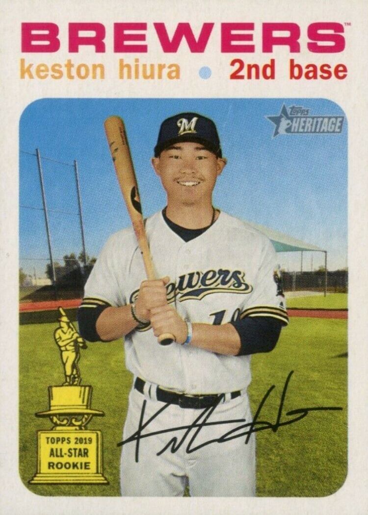 2020 Topps Heritage Keston Hiura #413 Baseball Card