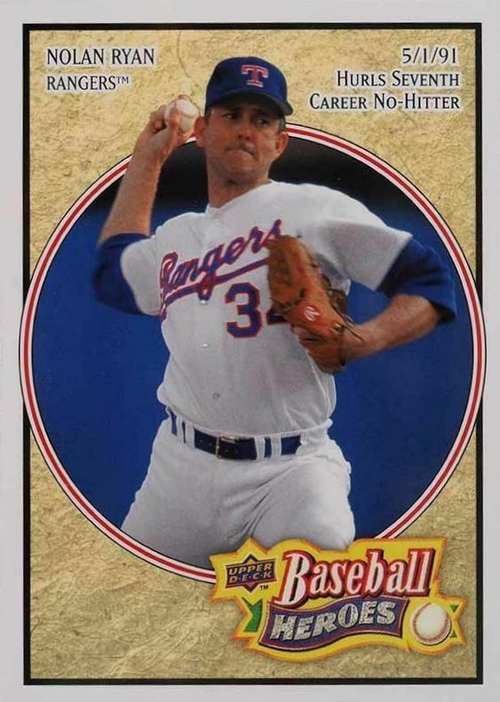 2008 Upper Deck Baseball Heroes Nolan Ryan #35 Baseball Card