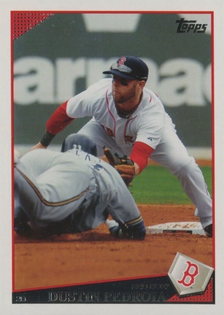 2009 Topps Dustin Pedroia #350 Baseball Card