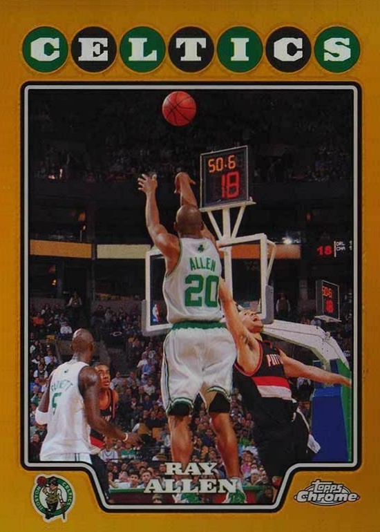 2008 Topps Chrome Ray Allen #20 Basketball Card