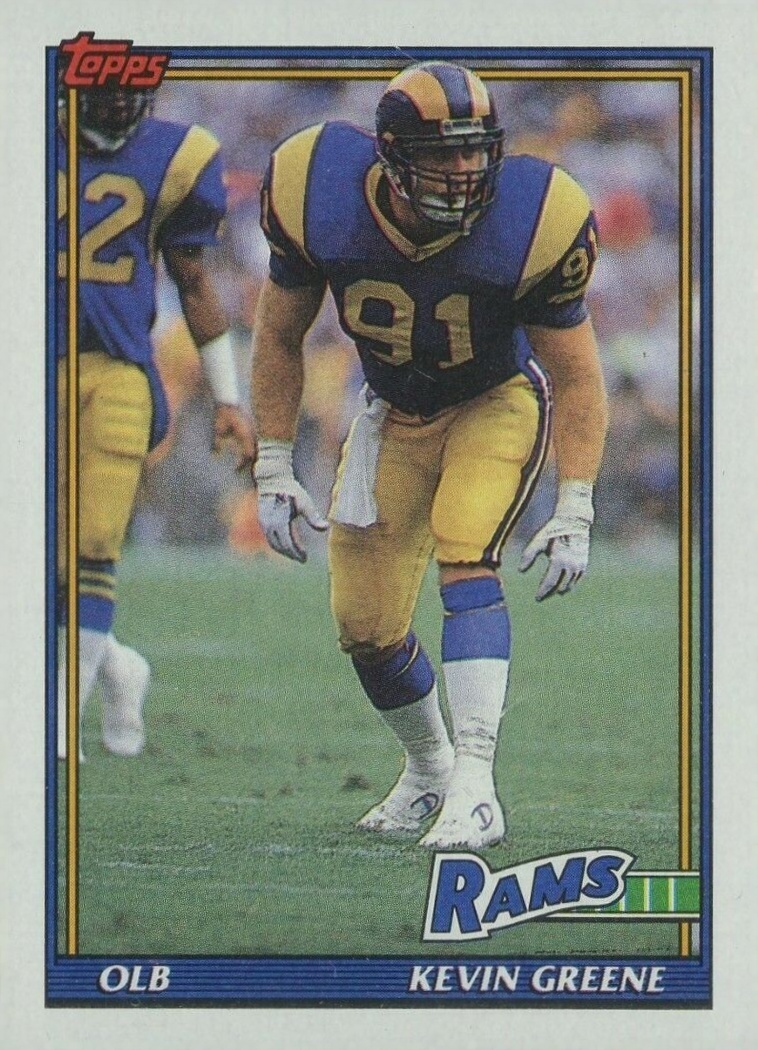 1991 Topps Kevin Greene #542 Football Card