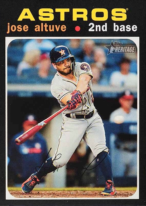 2020 Topps Heritage Jose Altuve #264 Baseball Card