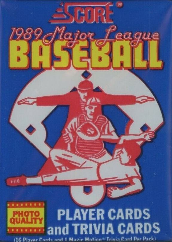 1989 Score Plastic Pack #PP Baseball Card
