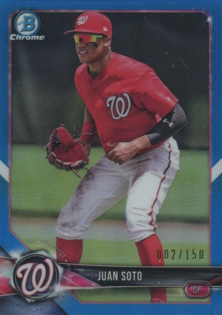 2018 Bowman Prospects Chrome Juan Soto #52 Baseball Card