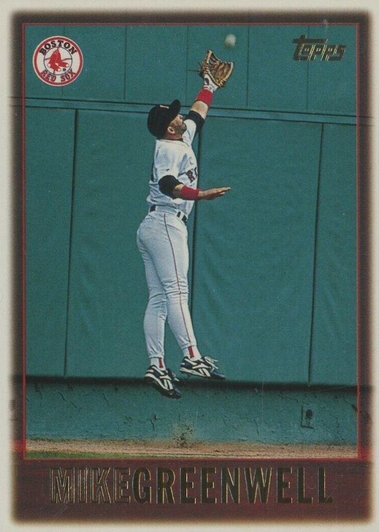 1997 Topps Mike Greenwell #123 Baseball Card