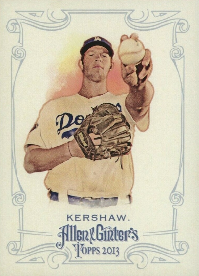 2013 Topps Allen & Ginter Clayton Kershaw #88 Baseball Card